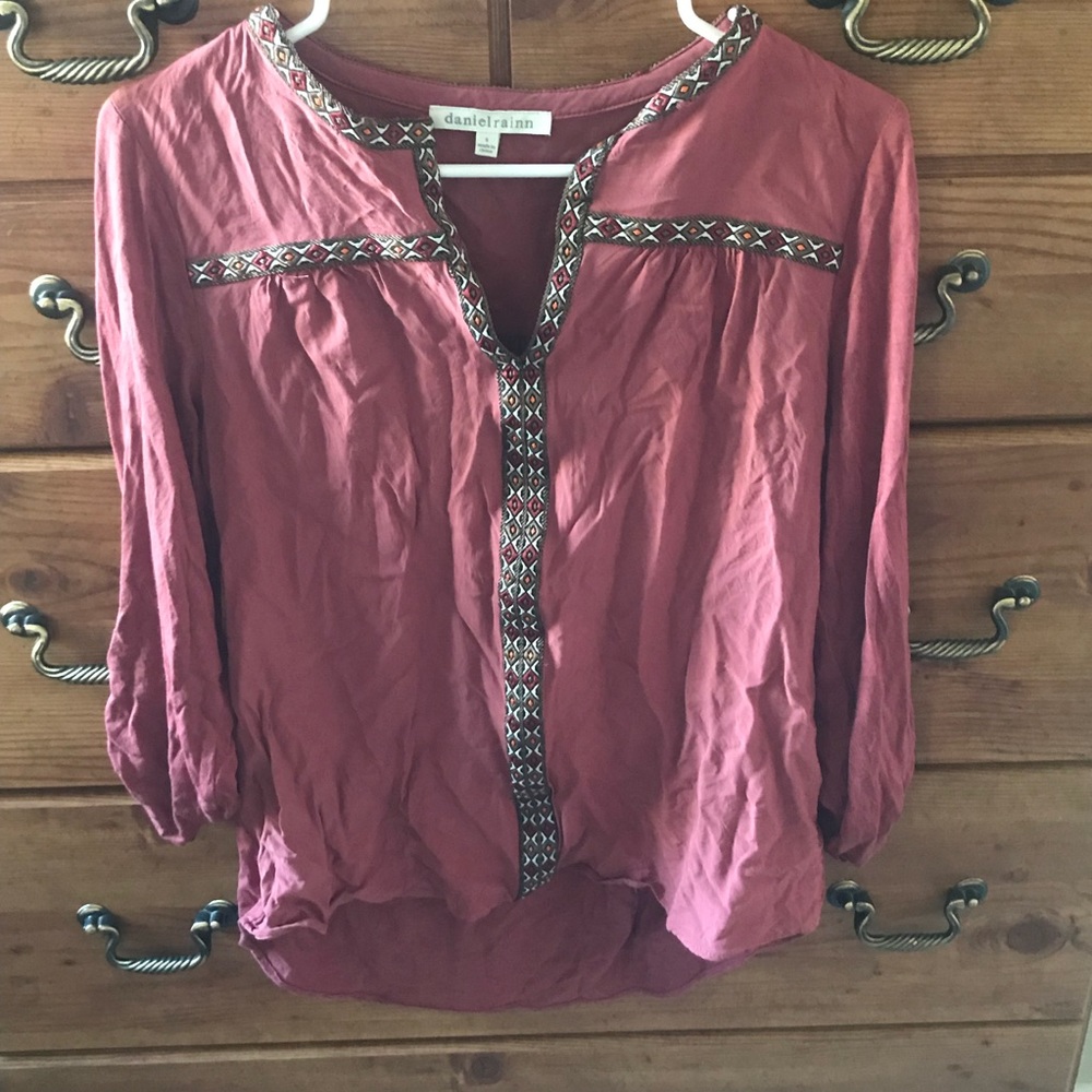 {Anthropologie} Daniel Rainn Blouse Top